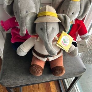 Babar the Elephant Plush Toy